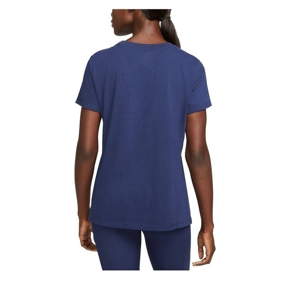 Nike Women's Blue Dry Logo Training T-Shirt blue size S - Picture 3 of 9